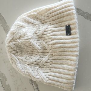 Under Armour Women's Around Town Fleece Lined Cable Knit Pull On Beanie